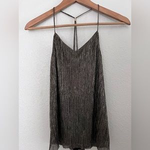 Express Gold & Black top